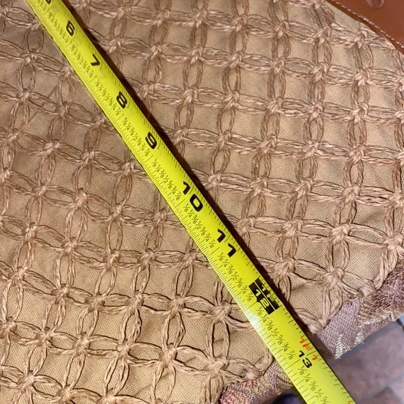 Soft Surroundings Tan and Cream Tote Bag - Picture 6 of 6